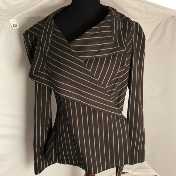 Vivienne Westwood Jackets & Blazers - Vivienne Westwood dark brown pinstripe blazer